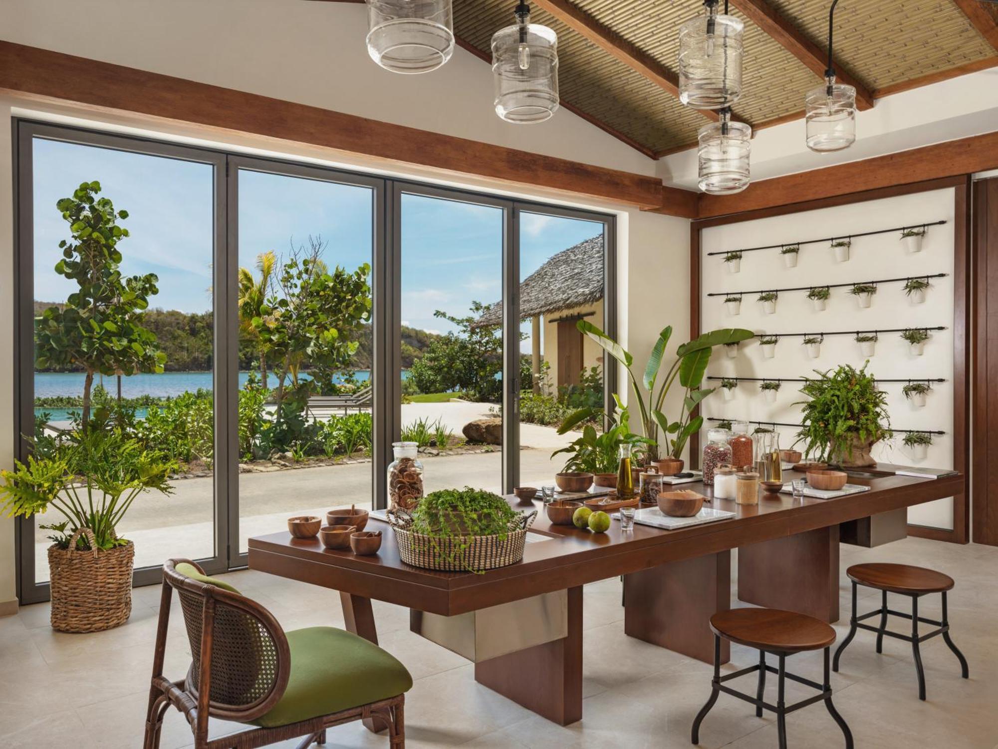 Six Senses La Sagesse Hotel St. David's Bagian luar foto